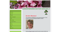 Desktop Screenshot of kleingartensoutyhof.de
